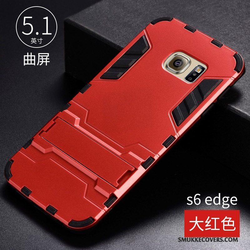 Etui Samsung Galaxy S6 Edge Silikone Anti-fald Trend, Cover Samsung Galaxy S6 Edge Beskyttelse Telefoncool