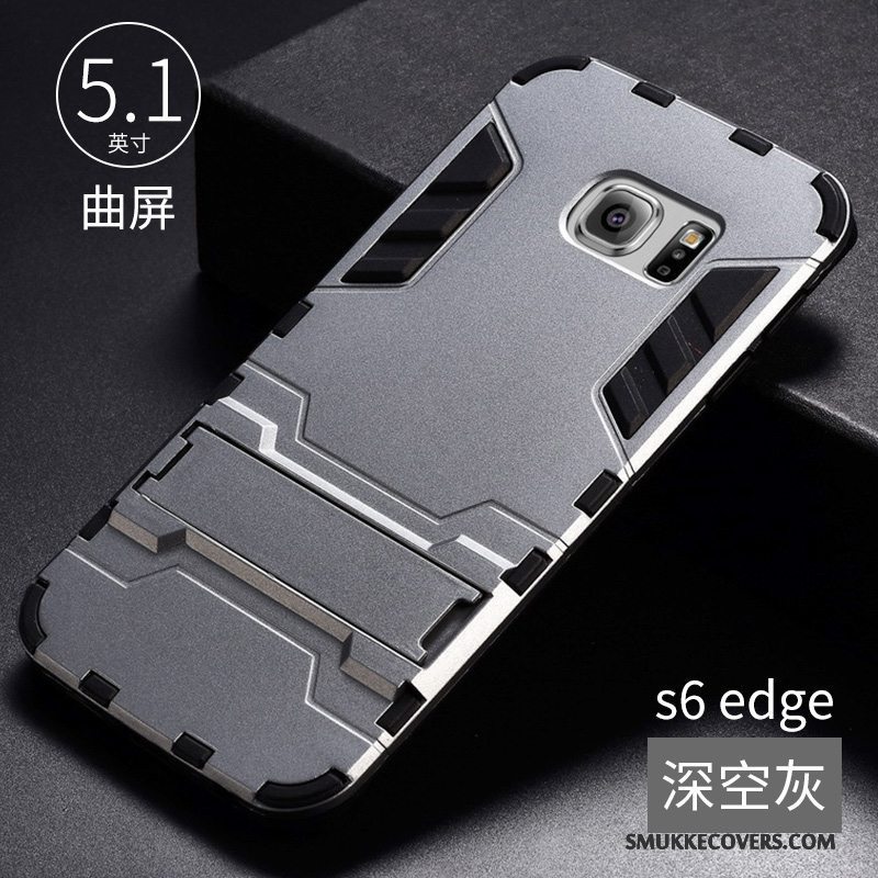 Etui Samsung Galaxy S6 Edge Silikone Anti-fald Trend, Cover Samsung Galaxy S6 Edge Beskyttelse Telefoncool