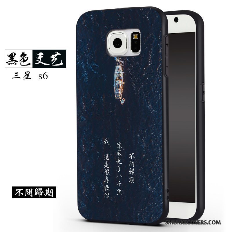 Etui Samsung Galaxy S6 Kreativ Telefonanti-fald, Cover Samsung Galaxy S6 Beskyttelse Af Personlighed Grå