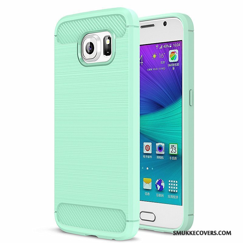 Etui Samsung Galaxy S6 Silikone Rød, Cover Samsung Galaxy S6 Tasker