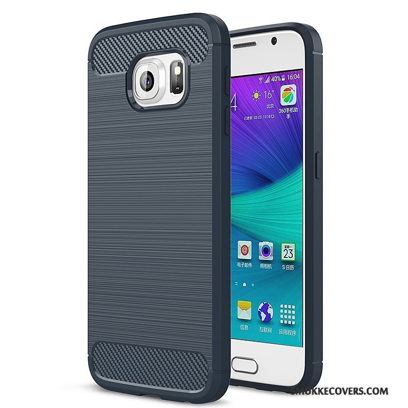 Etui Samsung Galaxy S6 Silikone Rød, Cover Samsung Galaxy S6 Tasker