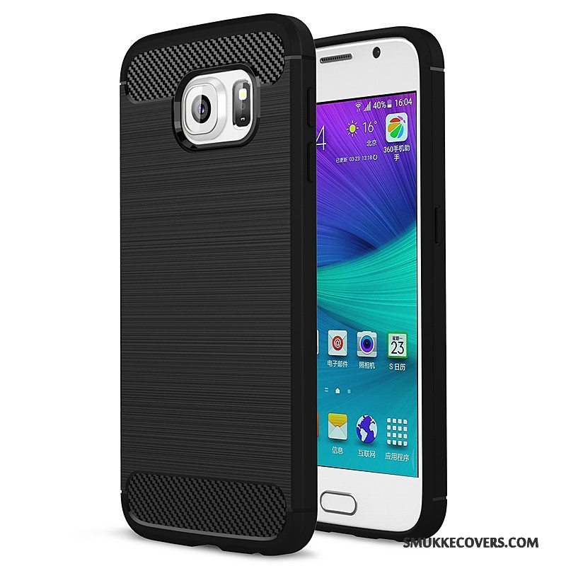 Etui Samsung Galaxy S6 Silikone Rød, Cover Samsung Galaxy S6 Tasker