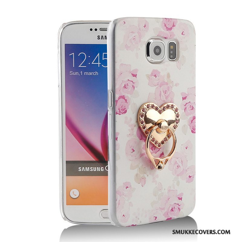 Etui Samsung Galaxy S6 Support Telefonny, Cover Samsung Galaxy S6 Beskyttelse Ring