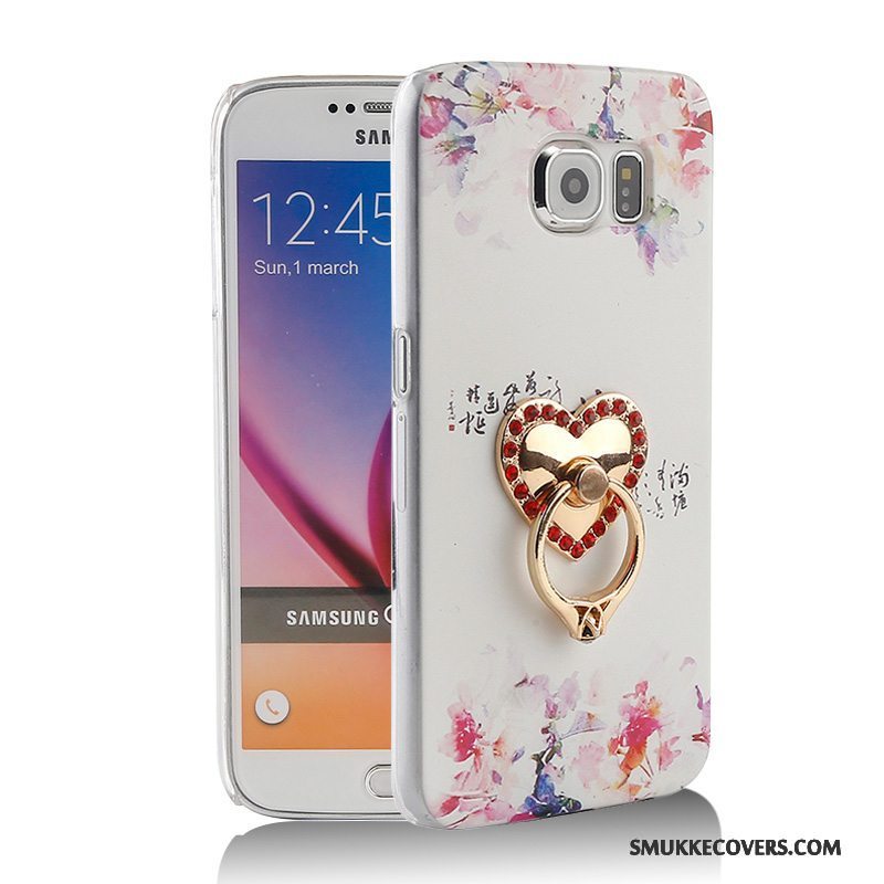 Etui Samsung Galaxy S6 Support Telefonny, Cover Samsung Galaxy S6 Beskyttelse Ring