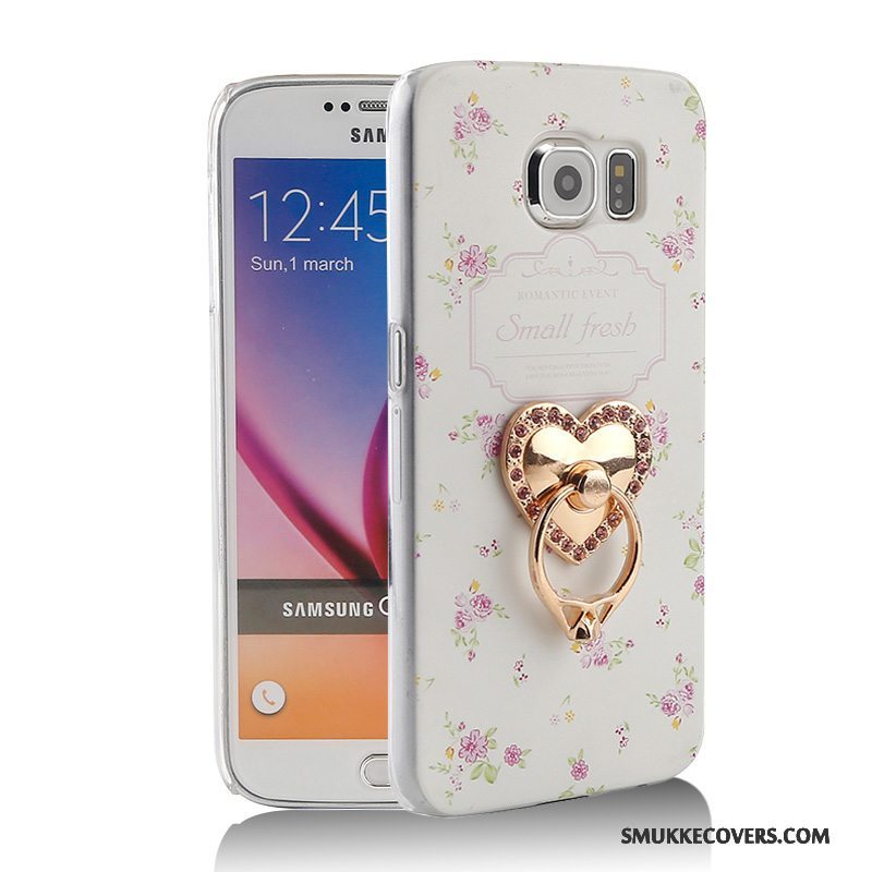 Etui Samsung Galaxy S6 Support Telefonny, Cover Samsung Galaxy S6 Beskyttelse Ring