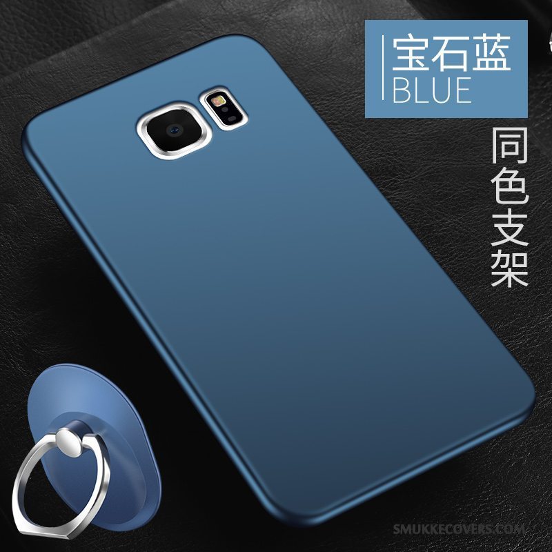 Etui Samsung Galaxy S6 Tasker Nubuck Anti-fald, Cover Samsung Galaxy S6 Beskyttelse Rød Af Personlighed