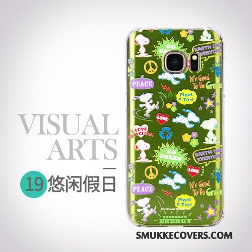 Etui Samsung Galaxy S7 Beskyttelse Af Personlighed Trend, Cover Samsung Galaxy S7 Cartoon Telefongul