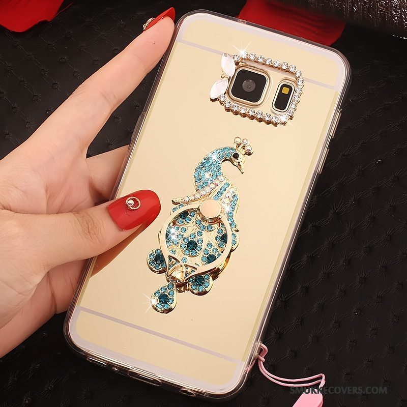 Etui Samsung Galaxy S7 Beskyttelse Hængende Ornamenter Anti-fald, Cover Samsung Galaxy S7 Silikone Ring Telefon