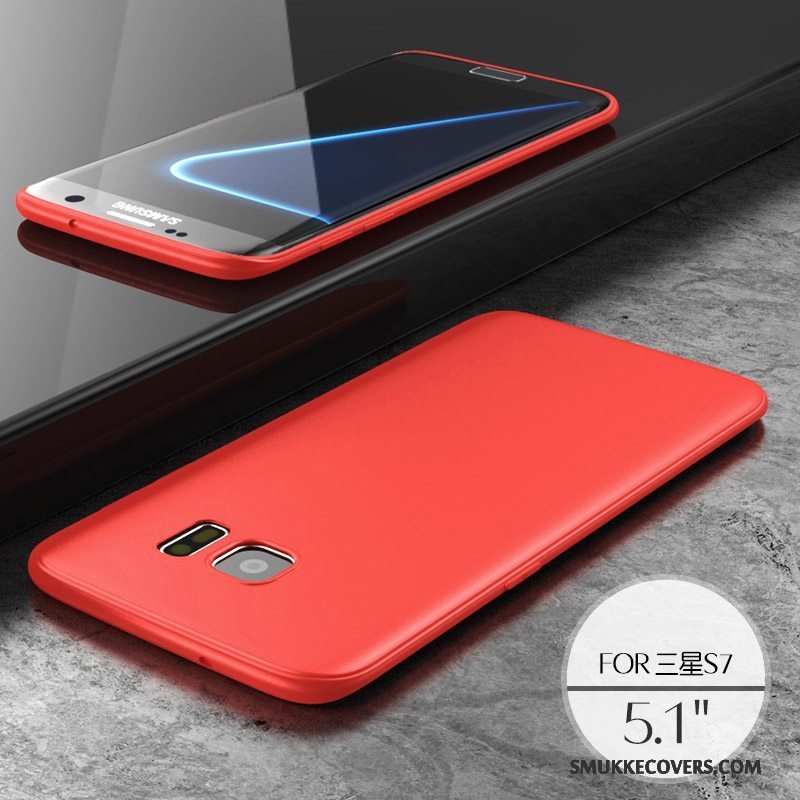 Etui Samsung Galaxy S7 Beskyttelse Trend Telefon, Cover Samsung Galaxy S7 Farve Ny Nubuck