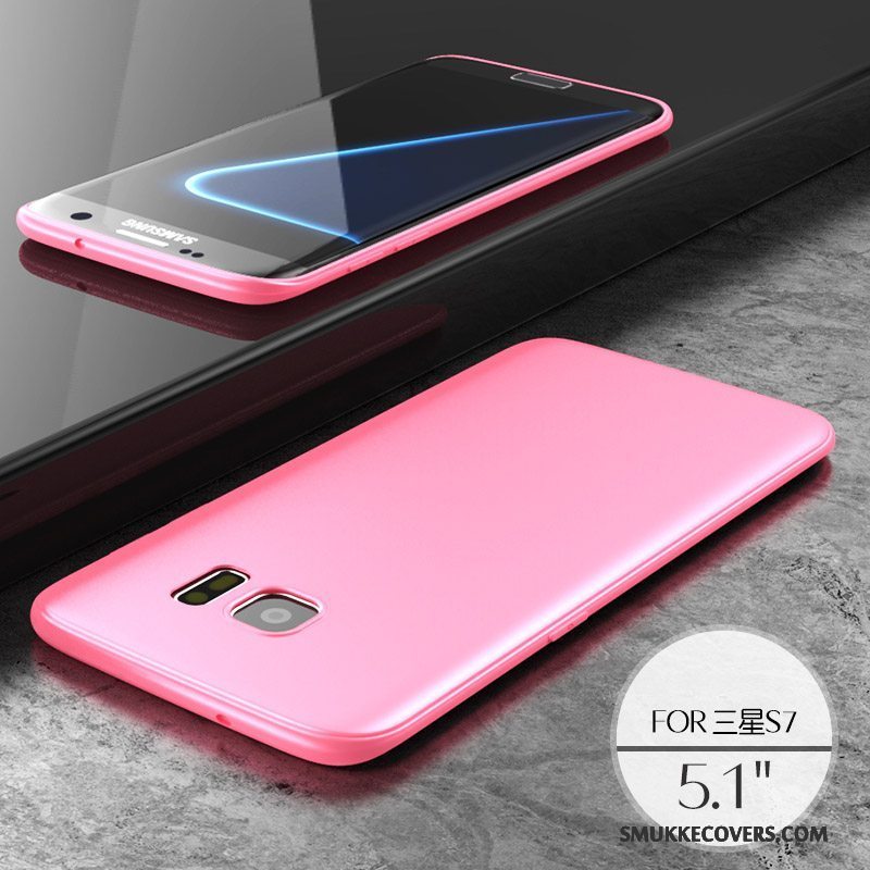 Etui Samsung Galaxy S7 Beskyttelse Trend Telefon, Cover Samsung Galaxy S7 Farve Ny Nubuck
