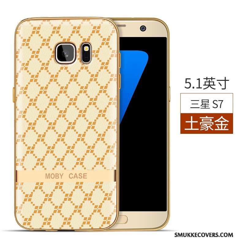 Etui Samsung Galaxy S7 Blød Telefonlyserød, Cover Samsung Galaxy S7 Beskyttelse Business Anti-fald