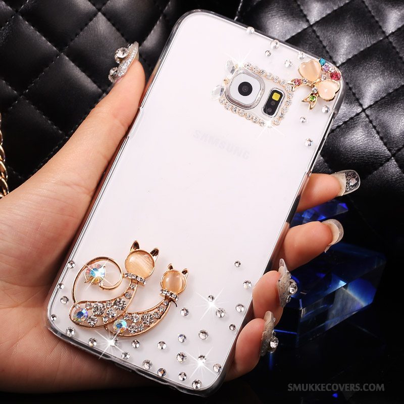 Etui Samsung Galaxy S7 Cartoon Gennemsigtig Telefon, Cover Samsung Galaxy S7 Beskyttelse Hvid