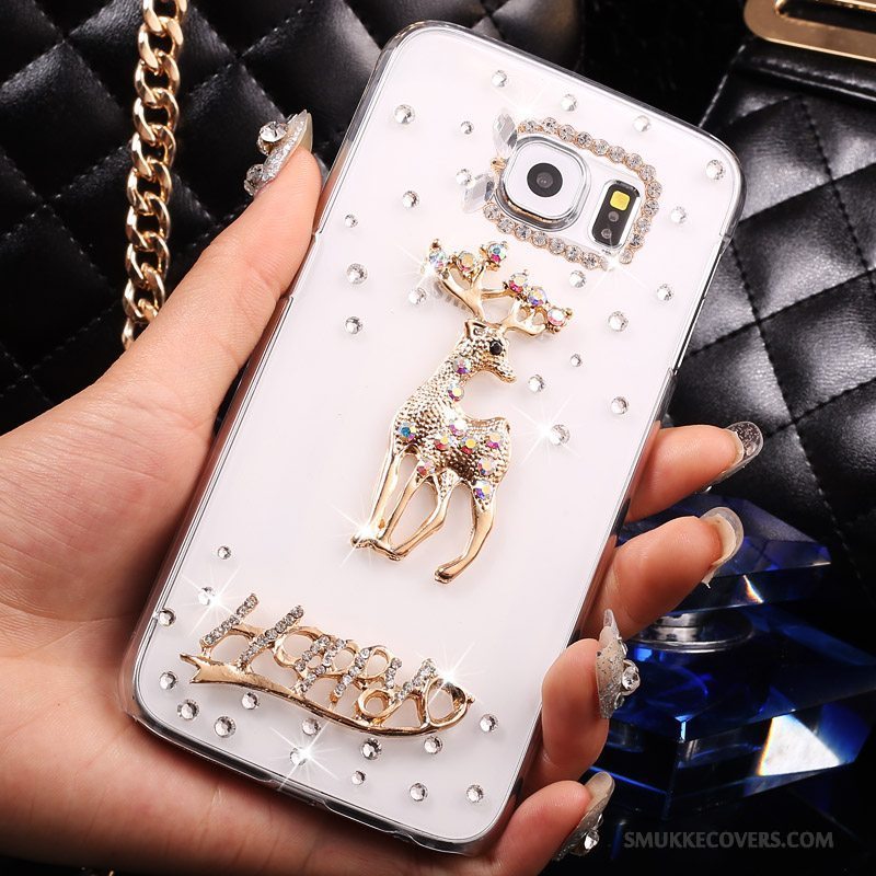 Etui Samsung Galaxy S7 Cartoon Gennemsigtig Telefon, Cover Samsung Galaxy S7 Beskyttelse Hvid