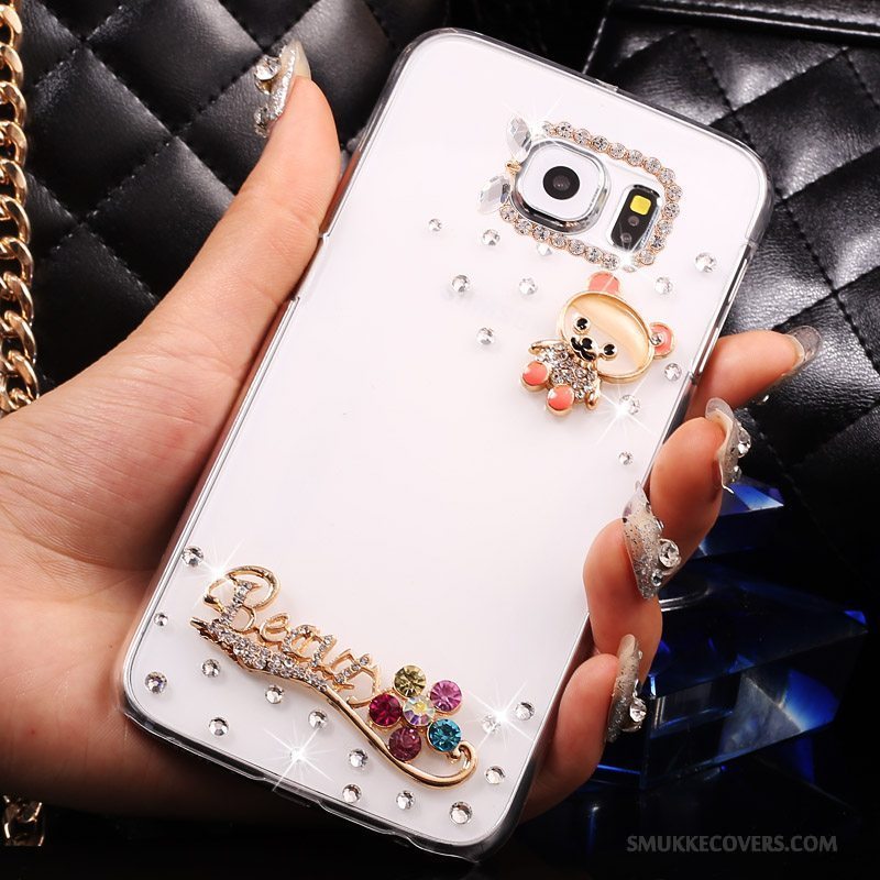 Etui Samsung Galaxy S7 Cartoon Gennemsigtig Telefon, Cover Samsung Galaxy S7 Beskyttelse Hvid