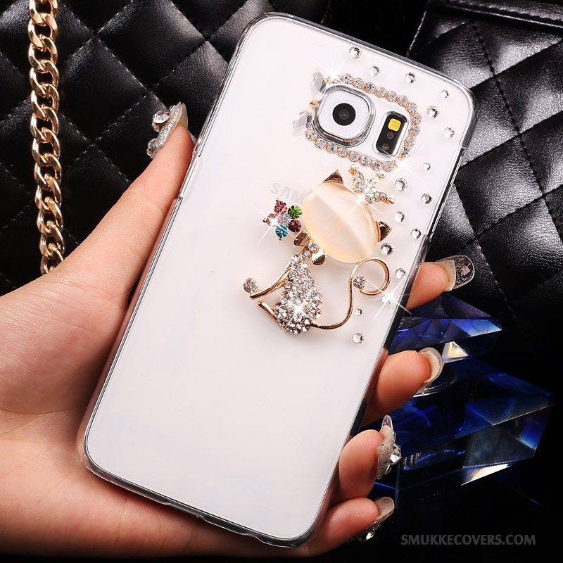 Etui Samsung Galaxy S7 Cartoon Gennemsigtig Telefon, Cover Samsung Galaxy S7 Beskyttelse Hvid