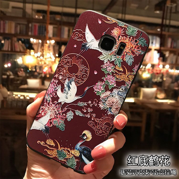 Etui Samsung Galaxy S7 Cartoon Hængende Ornamenter Telefon, Cover Samsung Galaxy S7 Tasker Trend Af Personlighed