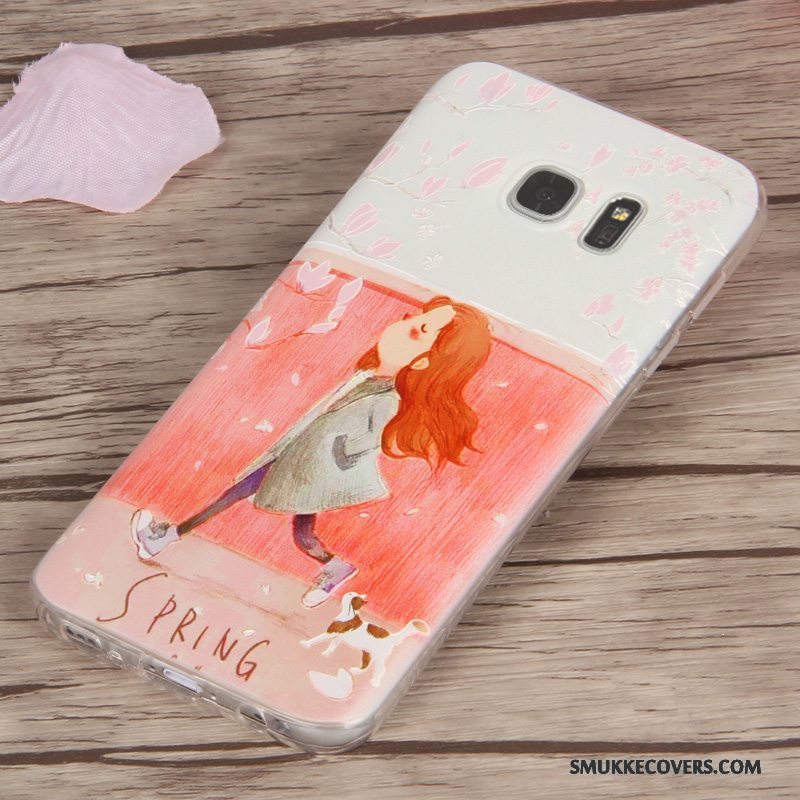 Etui Samsung Galaxy S7 Cartoon Telefonlilla, Cover Samsung Galaxy S7 Blød Anti-fald