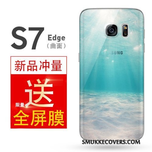 Etui Samsung Galaxy S7 Edge Beskyttelse Simple Telefon, Cover Samsung Galaxy S7 Edge Tasker Anti-fald Gul