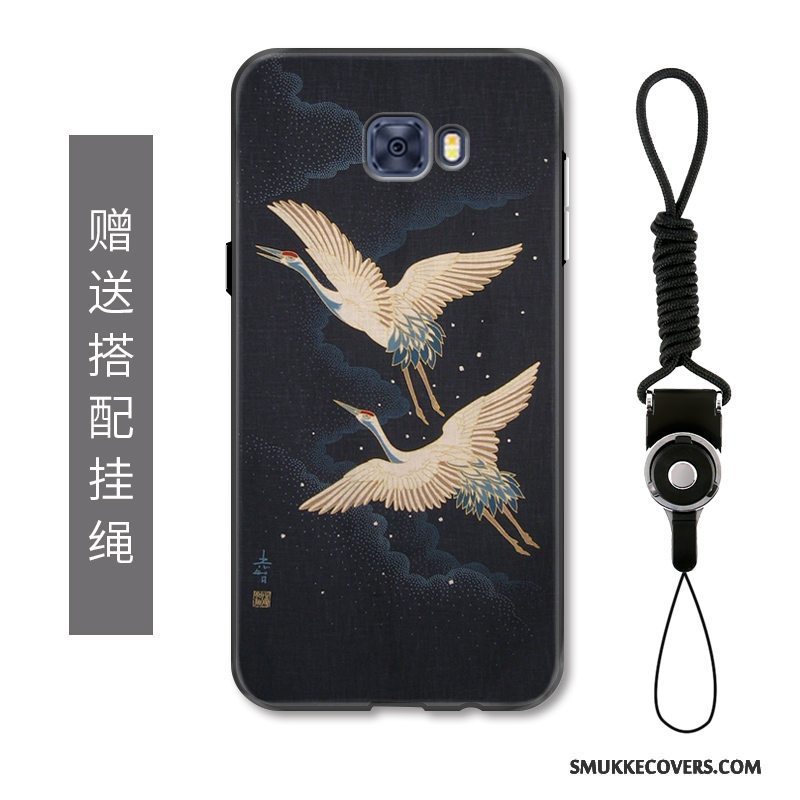 Etui Samsung Galaxy S7 Edge Blød Kinesisk Stil Kunst, Cover Samsung Galaxy S7 Edge Beskyttelse Anti-fald Traner
