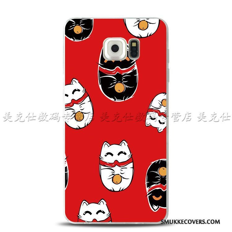 Etui Samsung Galaxy S7 Edge Blød Rød Telefon, Cover Samsung Galaxy S7 Edge Support Wealth Ny