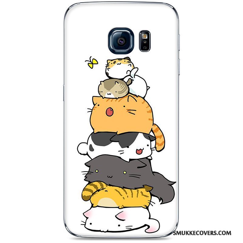 Etui Samsung Galaxy S7 Edge Cartoon Telefonanti-fald, Cover Samsung Galaxy S7 Edge Malet Hård Lilla