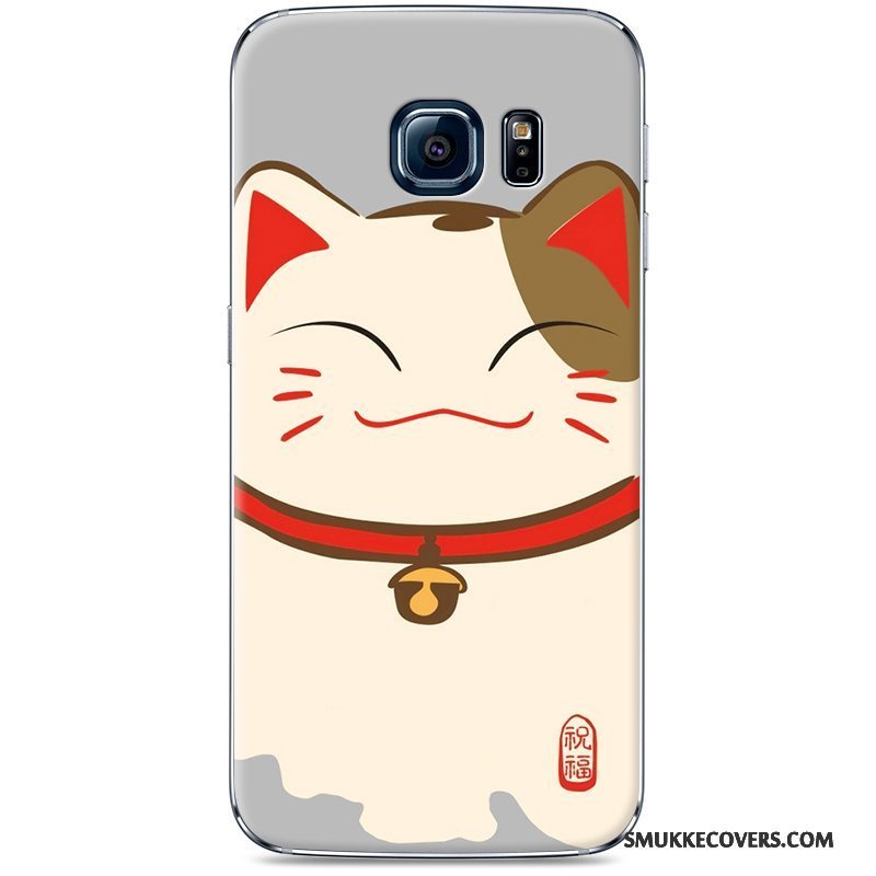 Etui Samsung Galaxy S7 Edge Cartoon Telefonanti-fald, Cover Samsung Galaxy S7 Edge Malet Hård Lilla