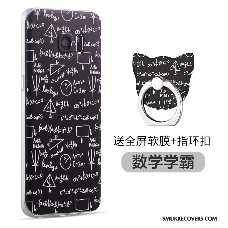 Etui Samsung Galaxy S7 Edge Cartoon Telefongul, Cover Samsung Galaxy S7 Edge Silikone