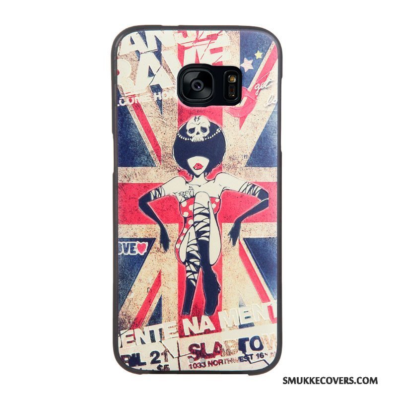 Etui Samsung Galaxy S7 Edge Farve Trend Telefon, Cover Samsung Galaxy S7 Edge Cartoon