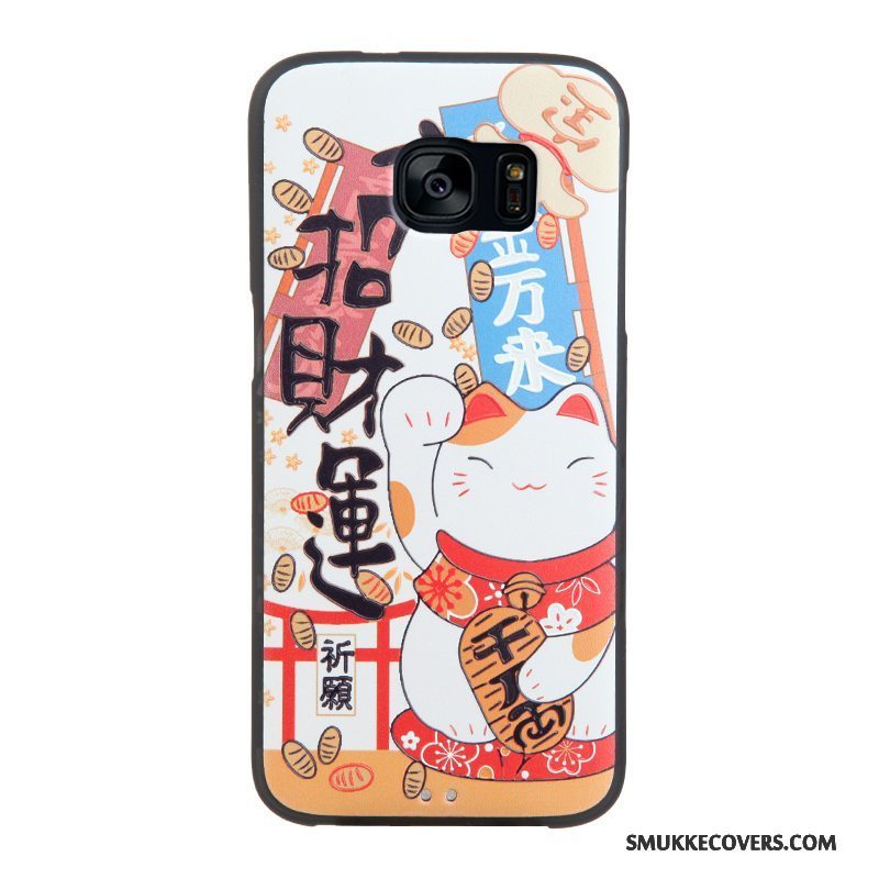 Etui Samsung Galaxy S7 Edge Farve Trend Telefon, Cover Samsung Galaxy S7 Edge Cartoon