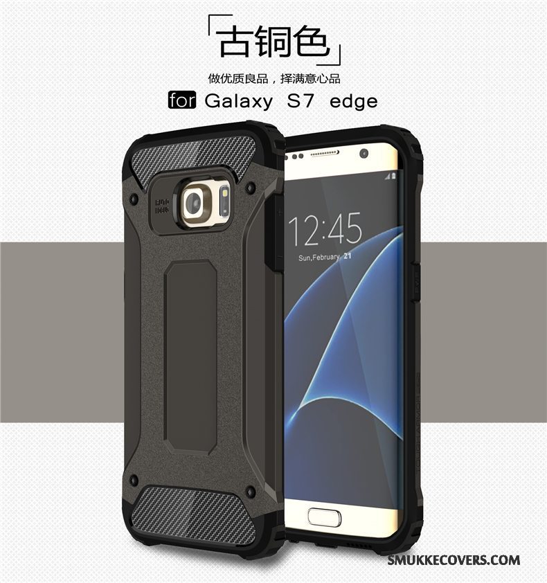 Etui Samsung Galaxy S7 Edge Flagermus Gasbag, Cover Samsung Galaxy S7 Edge Anti-fald Bagdæksel