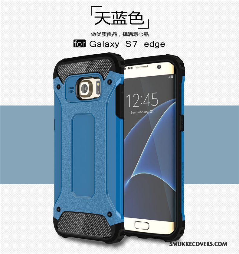 Etui Samsung Galaxy S7 Edge Flagermus Gasbag, Cover Samsung Galaxy S7 Edge Anti-fald Bagdæksel