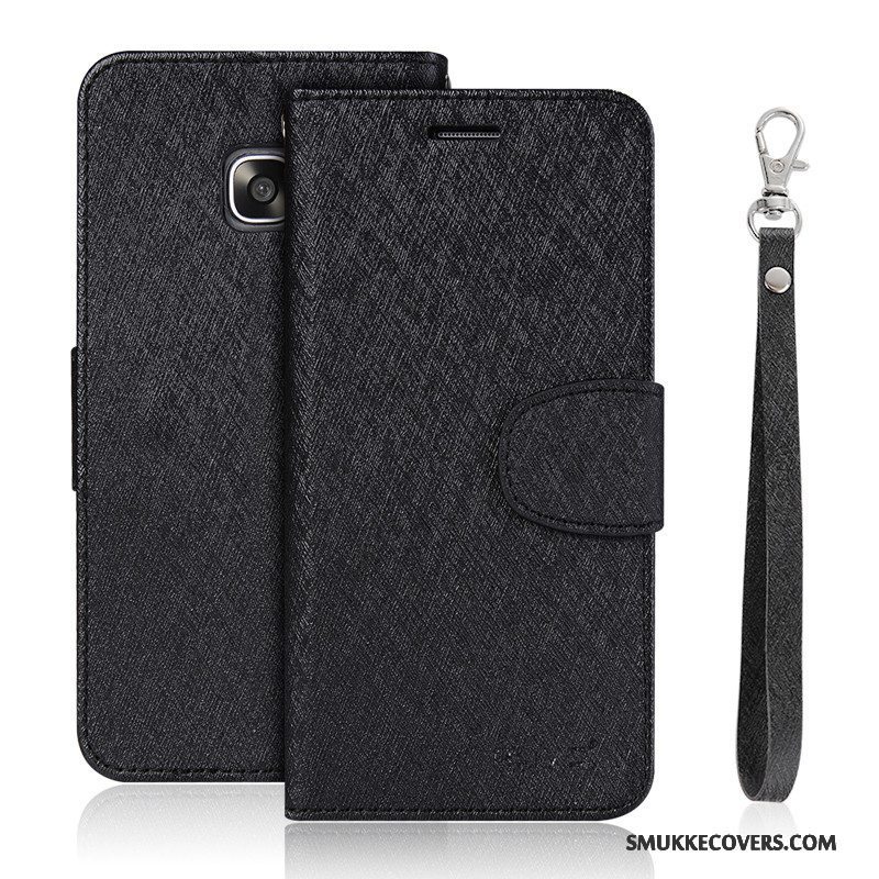 Etui Samsung Galaxy S7 Edge Folio Grøn Telefon, Cover Samsung Galaxy S7 Edge Læder