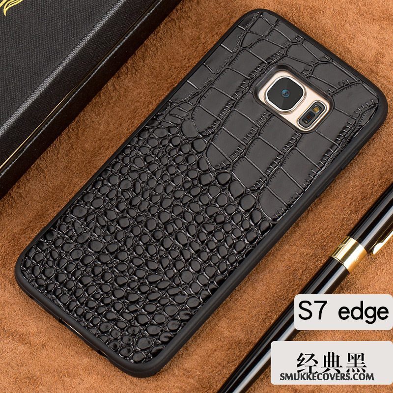 Etui Samsung Galaxy S7 Edge Kreativ Anti-fald Af Personlighed, Cover Samsung Galaxy S7 Edge Læder Hård Telefon