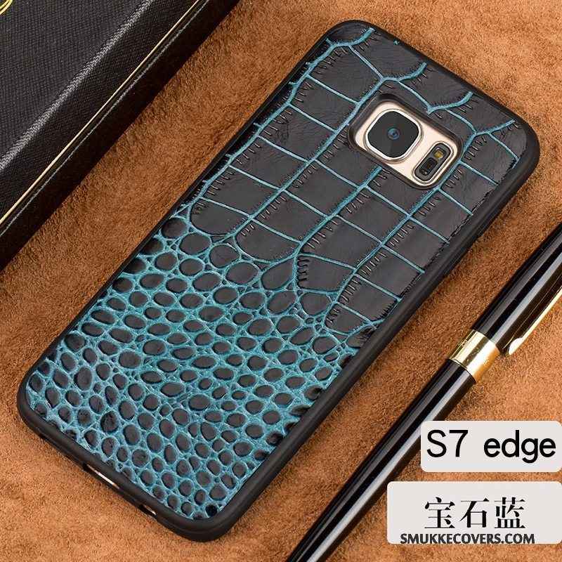 Etui Samsung Galaxy S7 Edge Kreativ Anti-fald Af Personlighed, Cover Samsung Galaxy S7 Edge Læder Hård Telefon