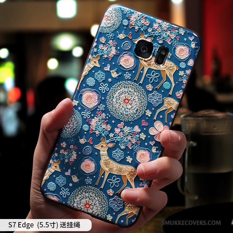Etui Samsung Galaxy S7 Edge Kreativ Anti-fald Af Personlighed, Cover Samsung Galaxy S7 Edge Tasker Telefon