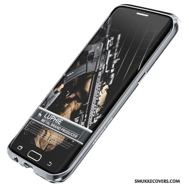 Etui Samsung Galaxy S7 Edge Metal Anti-fald Telefon, Cover Samsung Galaxy S7 Edge Beskyttelse Ramme Trend