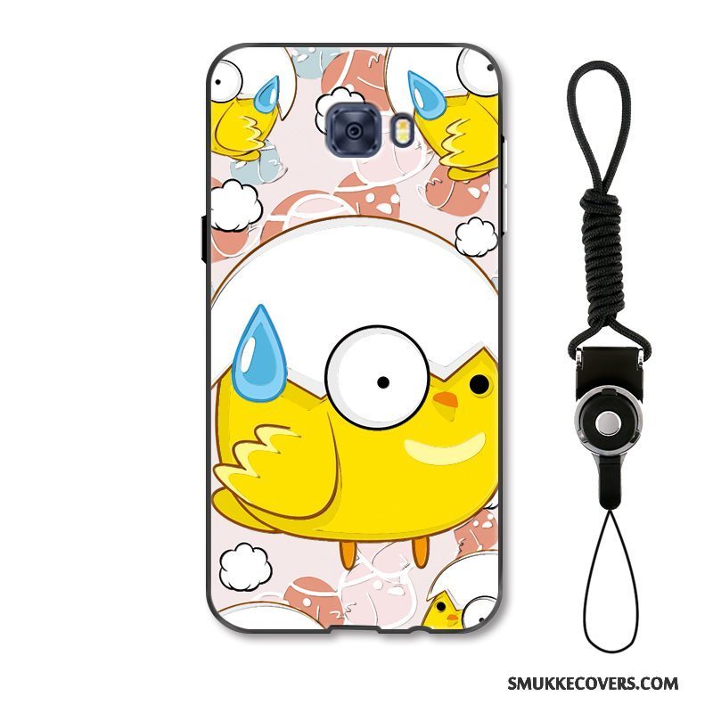 Etui Samsung Galaxy S7 Edge Mode Hængende Ornamenter Gul, Cover Samsung Galaxy S7 Edge Cartoon Lille Sektion Smuk