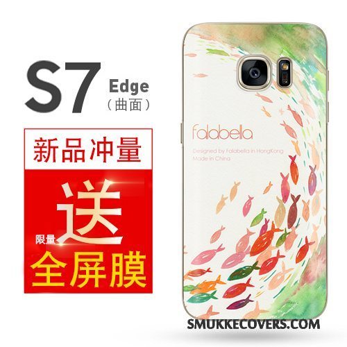 Etui Samsung Galaxy S7 Edge Relief Telefonaf Personlighed, Cover Samsung Galaxy S7 Edge Farve