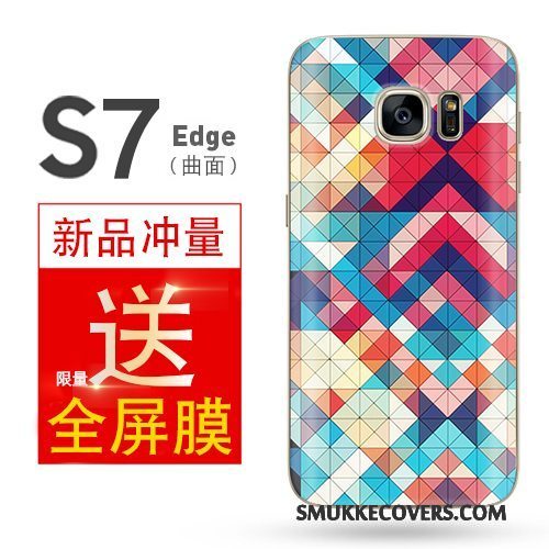 Etui Samsung Galaxy S7 Edge Relief Telefonaf Personlighed, Cover Samsung Galaxy S7 Edge Farve