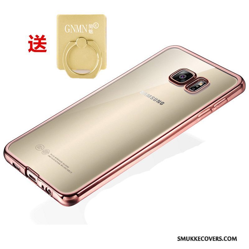 Etui Samsung Galaxy S7 Edge Silikone Gennemsigtig Telefon, Cover Samsung Galaxy S7 Edge Blød Sølv