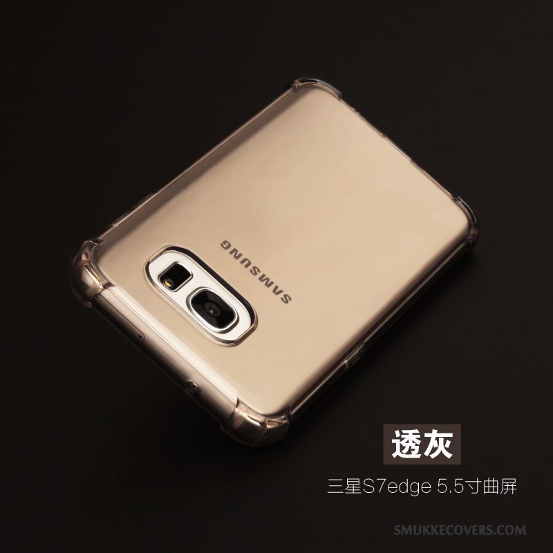Etui Samsung Galaxy S7 Edge Tasker Anti-fald Gasbag, Cover Samsung Galaxy S7 Edge Blød Telefonlet Tynd
