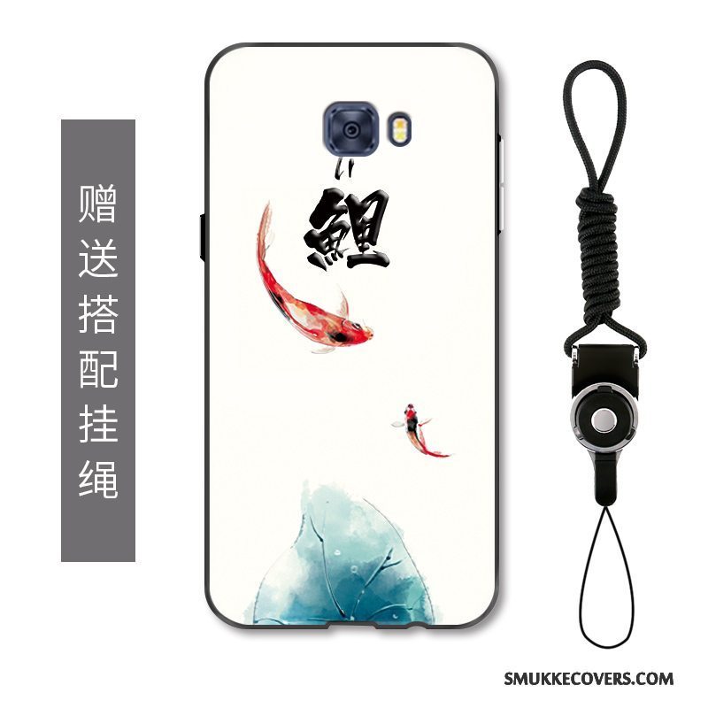 Etui Samsung Galaxy S7 Edge Tasker Karpe Af Personlighed, Cover Samsung Galaxy S7 Edge Relief Kinesisk Stil Kunst