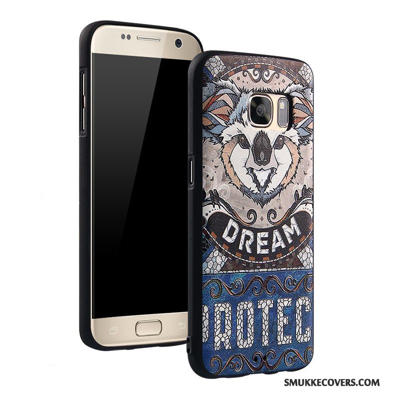 Etui Samsung Galaxy S7 Farve Hængende Ornamenter Anti-fald, Cover Samsung Galaxy S7 Cartoon Telefon