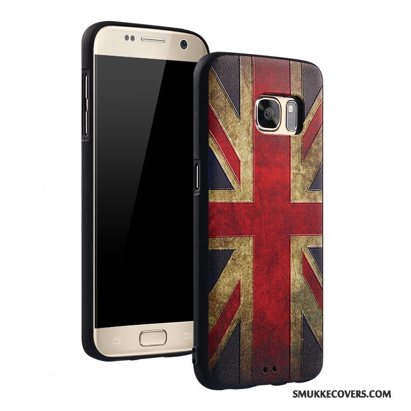 Etui Samsung Galaxy S7 Farve Hængende Ornamenter Anti-fald, Cover Samsung Galaxy S7 Cartoon Telefon
