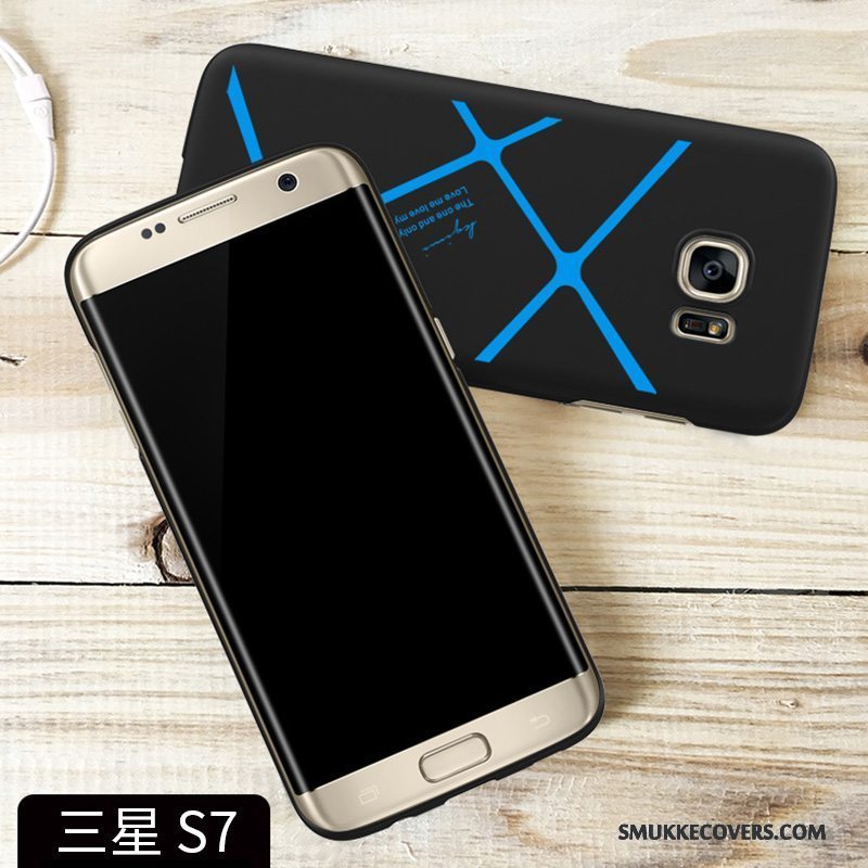 Etui Samsung Galaxy S7 Farve Telefonanti-fald, Cover Samsung Galaxy S7 Beskyttelse