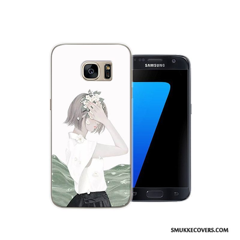 Etui Samsung Galaxy S7 Kreativ Anti-fald Telefon, Cover Samsung Galaxy S7 Beskyttelse Af Personlighed Lyserød