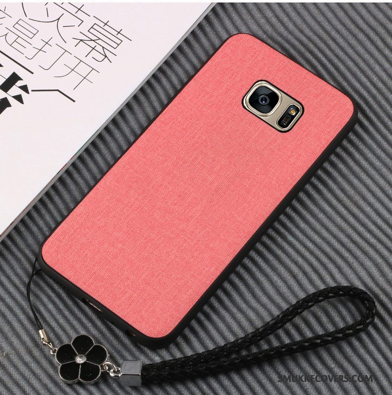 Etui Samsung Galaxy S7 Læder Grøn Telefon, Cover Samsung Galaxy S7 Blød