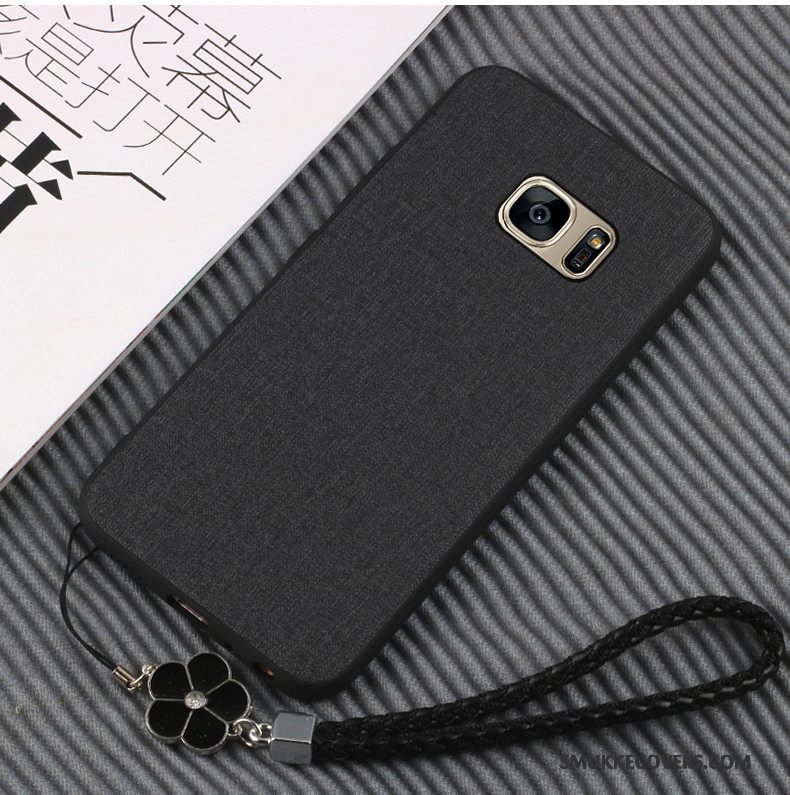 Etui Samsung Galaxy S7 Læder Grøn Telefon, Cover Samsung Galaxy S7 Blød