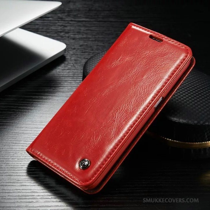 Etui Samsung Galaxy S7 Læder Hvid Autentiske, Cover Samsung Galaxy S7 Beskyttelse Business