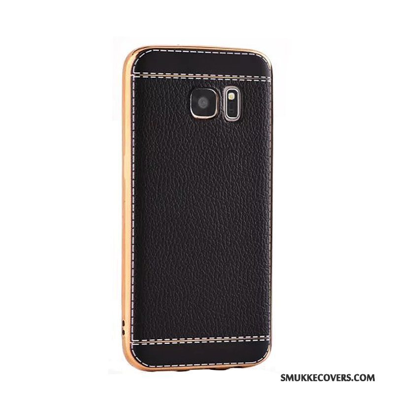 Etui Samsung Galaxy S7 Læder Mønster Business, Cover Samsung Galaxy S7 Beskyttelse Trend Rød